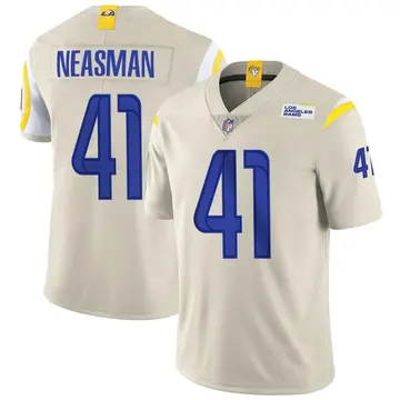 Nike Sharrod Neasman Men's Limited Los Angeles Rams Bone Vapor Jersey