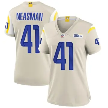 Nike Sharrod Neasman Women's Game Los Angeles Rams Bone Jersey