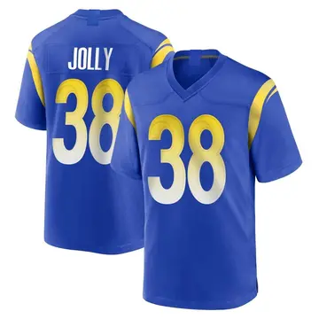 Nike Shaun Jolly Youth Game Los Angeles Rams Royal Alternate Jersey