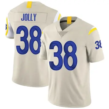 Nike Shaun Jolly Youth Limited Los Angeles Rams Bone Vapor Jersey