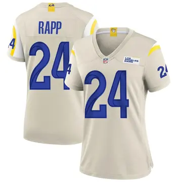 Nike Taylor Rapp Women's Game Los Angeles Rams Bone Jersey