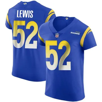 Nike Terrell Lewis Men's Elite Los Angeles Rams Royal Alternate Vapor Untouchable Jersey