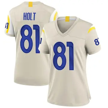 Nike Torry Holt Women's Game Los Angeles Rams Bone Jersey