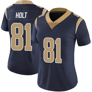 Nike Torry Holt Women's Limited Los Angeles Rams Navy Team Color Vapor Untouchable Jersey