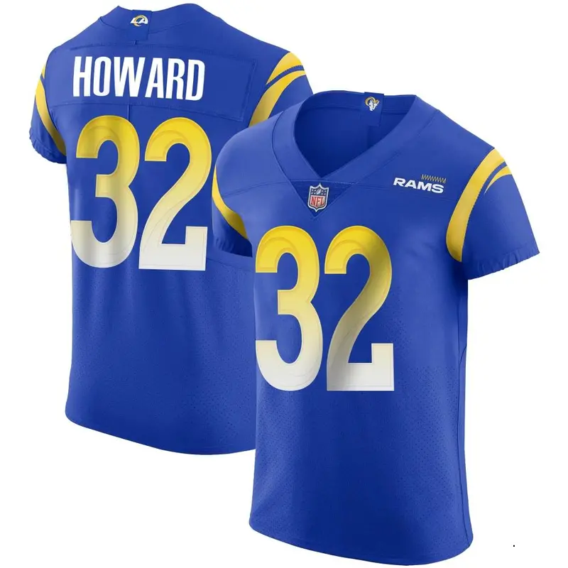 Nike Travin Howard Men's Elite Los Angeles Rams Royal Alternate Vapor Untouchable Jersey