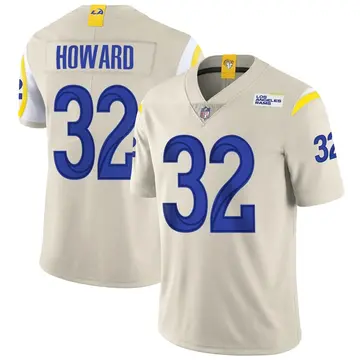 Nike Travin Howard Men's Limited Los Angeles Rams Bone Vapor Jersey