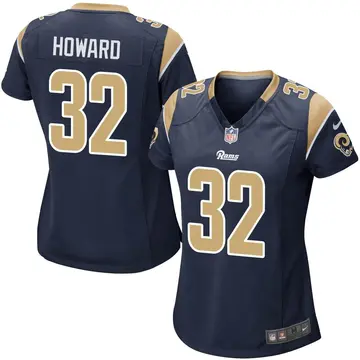 Nike Travin Howard Women's Game Los Angeles Rams Navy Team Color Jersey
