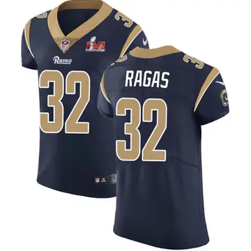 Nike Trey Ragas Men's Elite Los Angeles Rams Navy Team Color Vapor Untouchable Super Bowl LVI Bound Jersey