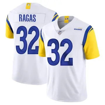 Nike Trey Ragas Men's Limited Los Angeles Rams White Vapor Untouchable Jersey
