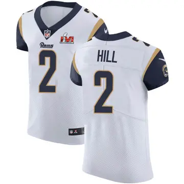 Nike Troy Hill Men's Elite Los Angeles Rams White Vapor Untouchable Super Bowl LVI Bound Jersey