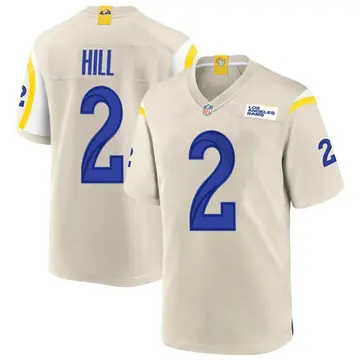 Nike Troy Hill Men's Game Los Angeles Rams Bone Jersey