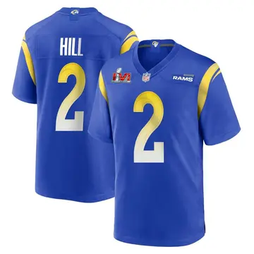 Nike Troy Hill Men's Game Los Angeles Rams Royal Alternate Super Bowl LVI Bound Jersey