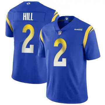 Nike Troy Hill Men's Limited Los Angeles Rams Royal Alternate Vapor Untouchable Jersey