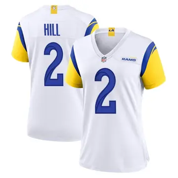 Nike Troy Hill Women's Game Los Angeles Rams White Jersey