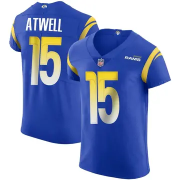 Nike Tutu Atwell Men's Elite Los Angeles Rams Royal Alternate Vapor Untouchable Jersey