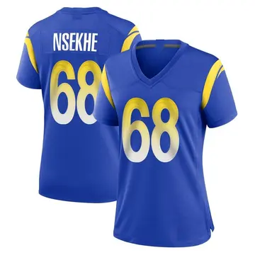 Nike Ty Nsekhe Women's Game Los Angeles Rams Royal Alternate Jersey