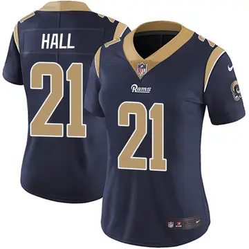 Nike Tyler Hall Women's Limited Los Angeles Rams Navy Team Color Vapor Untouchable Jersey