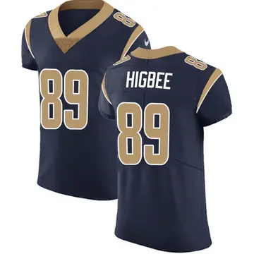 Nike Tyler Higbee Men's Elite Los Angeles Rams Navy Team Color Vapor Untouchable Jersey