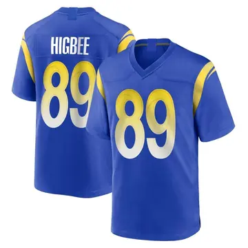 Nike Tyler Higbee Men's Game Los Angeles Rams Royal Alternate Jersey
