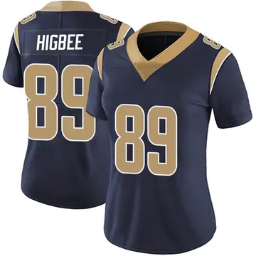 Nike Tyler Higbee Women's Limited Los Angeles Rams Navy Team Color Vapor Untouchable Jersey
