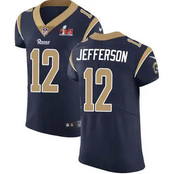 Nike Van Jefferson Men's Elite Los Angeles Rams Navy Team Color Vapor Untouchable Super Bowl LVI Bound Jersey