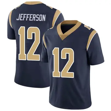 Nike Van Jefferson Men's Limited Los Angeles Rams Navy Team Color Vapor Untouchable Jersey