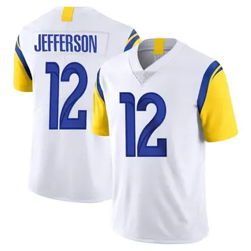 Nike Van Jefferson Men's Limited Los Angeles Rams White Vapor Untouchable Jersey