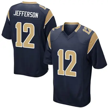 Nike Van Jefferson Youth Game Los Angeles Rams Navy Team Color Jersey