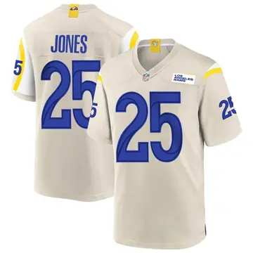 Nike Xavier Jones Youth Game Los Angeles Rams Bone Jersey