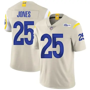 Nike Xavier Jones Youth Limited Los Angeles Rams Bone Vapor Jersey