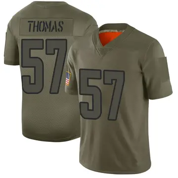 Nike Zach Thomas Men's Limited Los Angeles Rams Camo 2019 Salute to Service Jersey