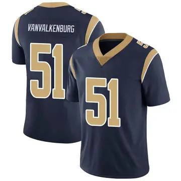 Nike Zach VanValkenburg Men's Limited Los Angeles Rams Navy Team Color Vapor Untouchable Jersey