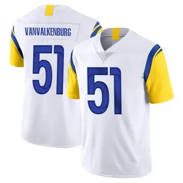 Nike Zach VanValkenburg Men's Limited Los Angeles Rams White Vapor Untouchable Jersey