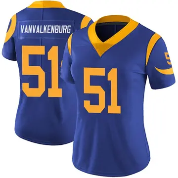 Nike Zach VanValkenburg Women's Limited Los Angeles Rams Royal Alternate Vapor Untouchable Jersey
