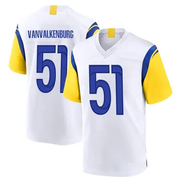 Nike Zach VanValkenburg Youth Game Los Angeles Rams White Jersey